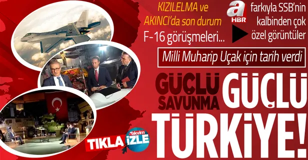 A Haber 'Türkiye'nin Gurur Merkezi'nde! SSB Başkanı İsmail Demir'den önemli açıklamalar: Milli Muharip Uçak için tarih verdi
