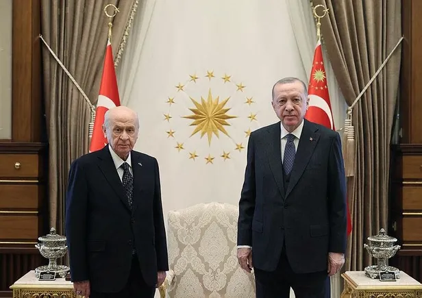 Son dakika: Başkan Erdoğan, MHP Genel Başkanı Bahçeli ile bir araya geldi-2