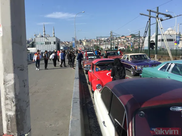 Galata Köprüsü'nde 100. Yıl Konvoyu... - 17