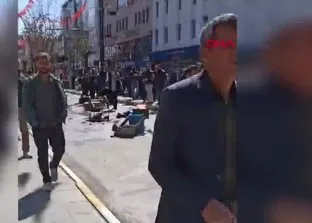 Terörün siyasi ayağı DEM Parti sokakları karıştırdı! Van’da tehlikeli provokasyon