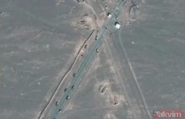 İran'ın Fordo operasyonu uydu kamerasında! ABD vurmadan iki gün önce olağandışı kamyon trafiği... Uranyumu naklettiler - 11