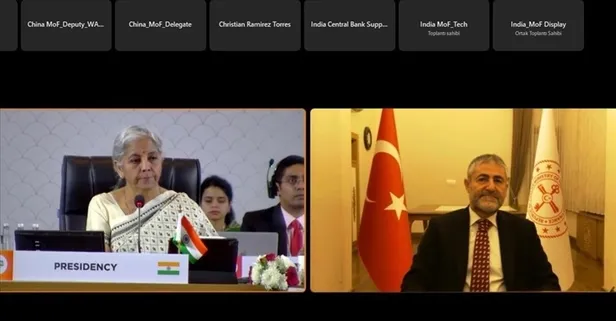 Hazine ve Maliye Bakanı Nureddin Nebati G20 toplantına katıldı!