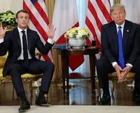 Trump ve Macron’dan önemli açıklamalar