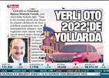 Yerli oto 2022’de yollarda: 110 bin kişiye istihdam