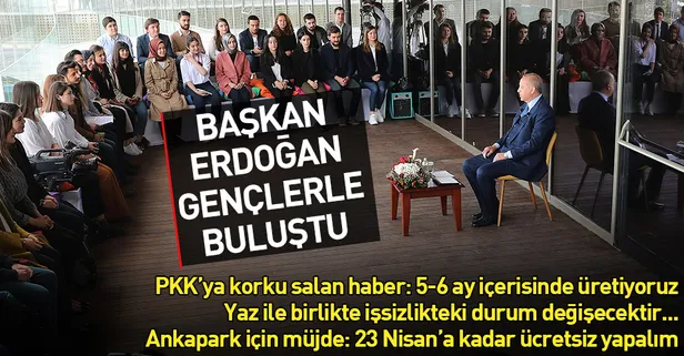 Başkan Erdoğan gençlerle buluştu