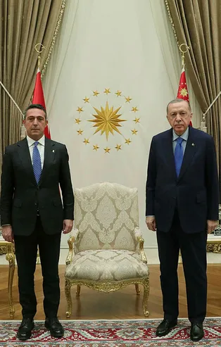 Başkan Erdoğan, Ali Koç'u kabul etti