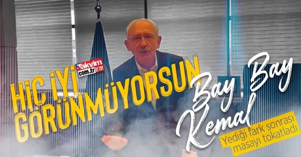 Kemal Kılıçdaroğlu seçim sonuçlarının ardından masayı tokatladı: Buradayım