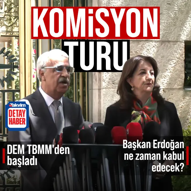 Terörsüz Türkiye için önemli temas! TBMM Başkanı Numan Kurtulmuş, DEM Parti İmralı heyetini kabul etti