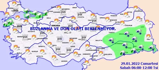 Karla karışık yağmur ve kar uyarısı geldi! Meteoroloji bölge bölge duyurdu: Yoğun yağış kapımızda (29 Ocak hava durumu)-7