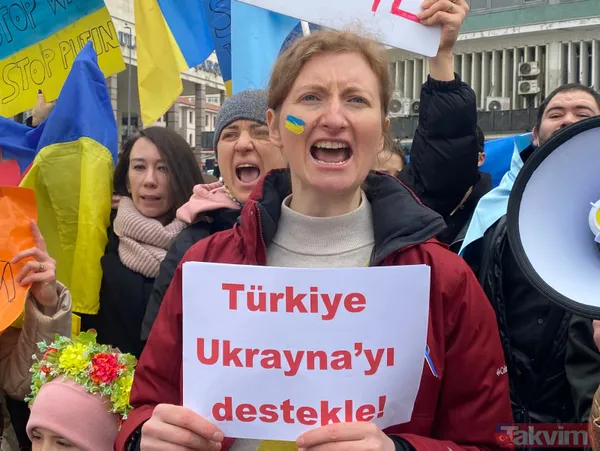 SON DAKİKA: Rusya Ukrayna savaşında son durum! Türkiye'deki Ukraynalılar Rusya'yı protesto etmek için meydanlara akın etti - 21