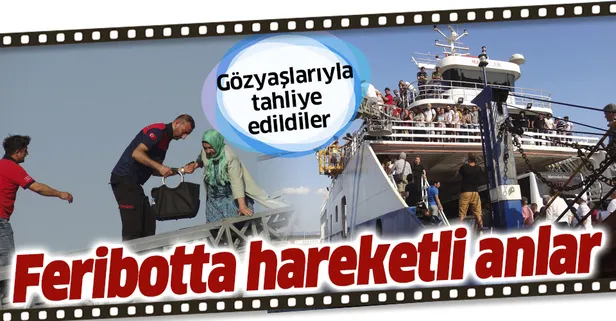 Son dakika: Çanakkale Boğazı'nda hareketli anlar! Gözyaşlarıyla tahliye edildiler