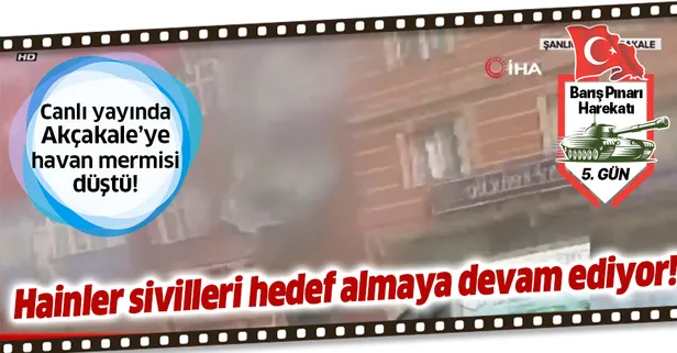 Barış Pınarı Harekatı'nda YPG Akçakale'ye havan mermisi attı! 2 kişi yaralandı!