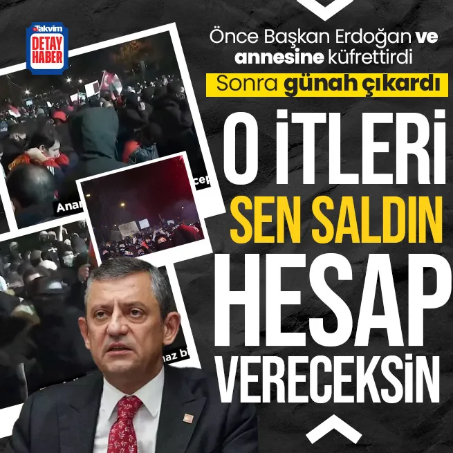 Başkan Erdoğan ve annesine küfrettiren o... Günah çıkaran yine o! Özgür Özele tepki yağıyor: Sen saldın sokağa o itleri hesap vereceksin
