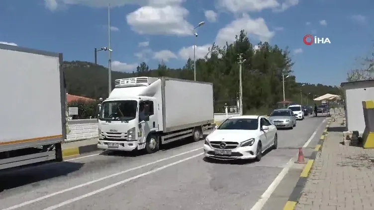 Marmaris’e bayram için 4 günde 40 bin araç girişi oldu