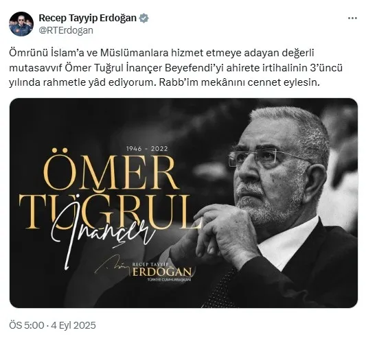 baskan-erdogandan-omer-tugrul-inancer-mesaji-omrunu-islama-ve-muslumanlara-hizmete-adadi-1756994777818.jpeg Başkan Erdoğan'dan Ömer Tuğrul İnançer mesajı: Ömrünü İslam'a ve Müslümanlara hizmete adadı-1