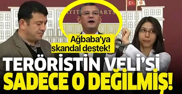 CHP’li Özgür Özel’den teröristi TBMM’de ağırlayan Veli Ağbaba’ya destek!