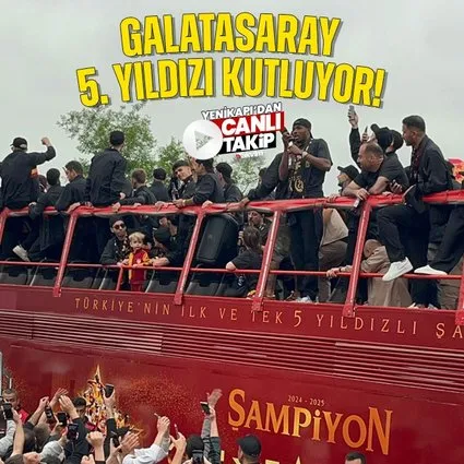 CANLI | Galatasaray 5. yıldızını kutluyor!