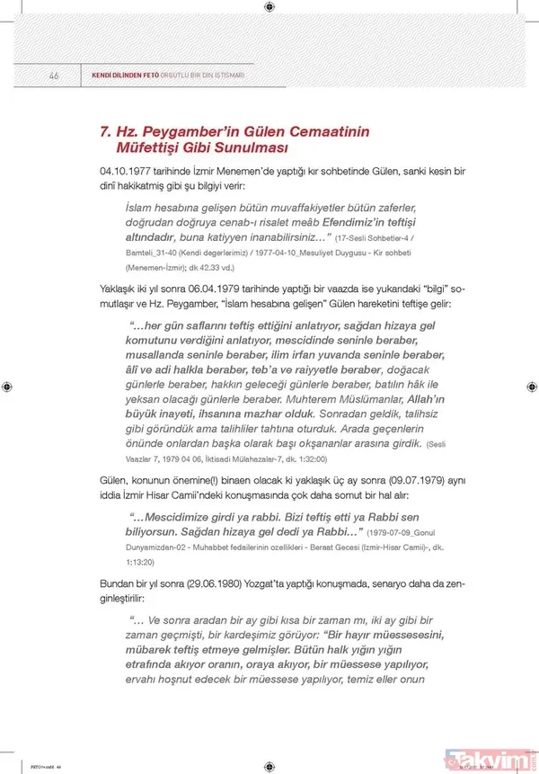 Mehmet Görmez Diyanet'in FETÖ raporunu açıkladı - 44