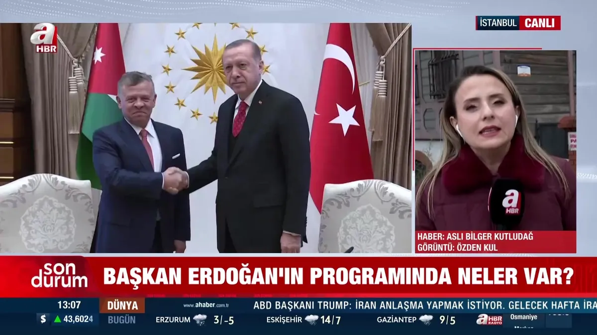 Başkan Erdoğan Ürdün kralını kabul edecek