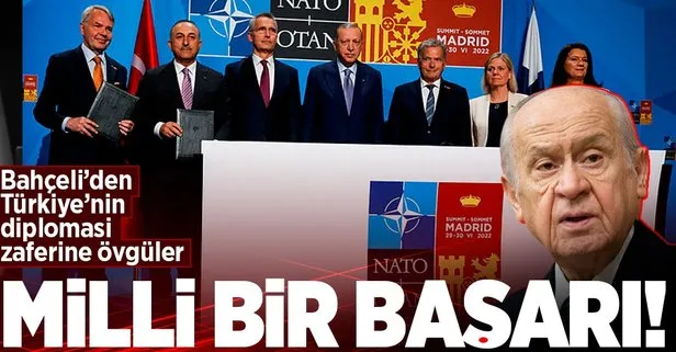Bahçeli: Milli bir başarı