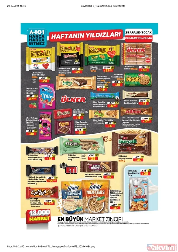 A101 28 Aralık-3 Ocak İNDİRİMİ! Bu hafta A101'de hangi ürünler var? - 5