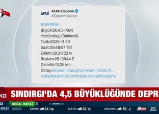 Balıkesir’de peş peşe korkutan depremler!