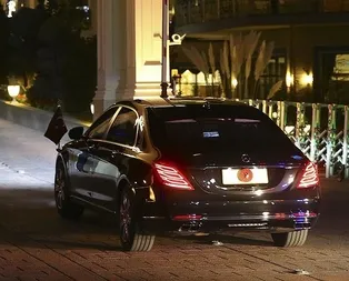 Erdoğan Milli maçı makam aracında izledi