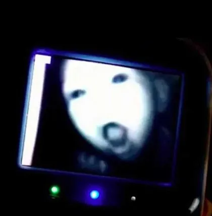 Bebek kamerasına takılan korkunç anlar