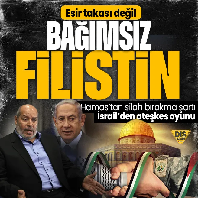 Soykırımcı İsrail’den ateşkes oyunu Kassam Tugayları’ndan silah bırakma şartı! Hamas duyurdu: Esir takası değil bağımsız Filistin