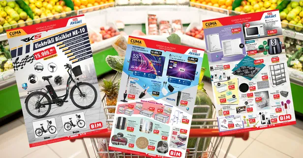 BİM 22 Eylül 2023 aktüel ürünler kataloğu: Dik süpürge 999 TL, vakumlu hurç 75 TL, tül perde 89 TL, elektrikli bisiklet 15.999 TL...