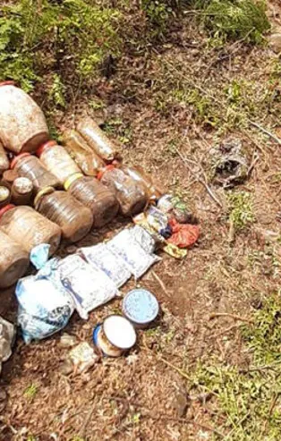 Osmaniye'de PKK'ya ait malzeme ele geçirildi