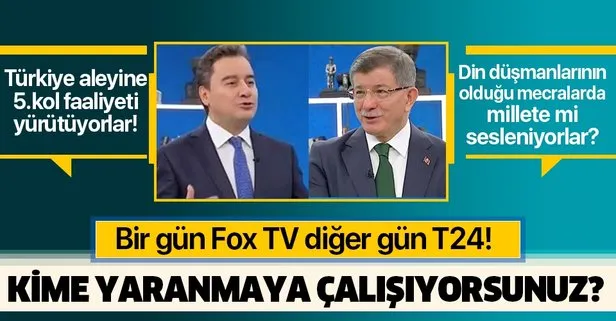 Akşam gazetesi yazarı Kurtuluş Tayiz: Bir gün Ahmet Davutoğlu, diğer gün Ali Babacan ya FOX TV’de ya da T24’te
