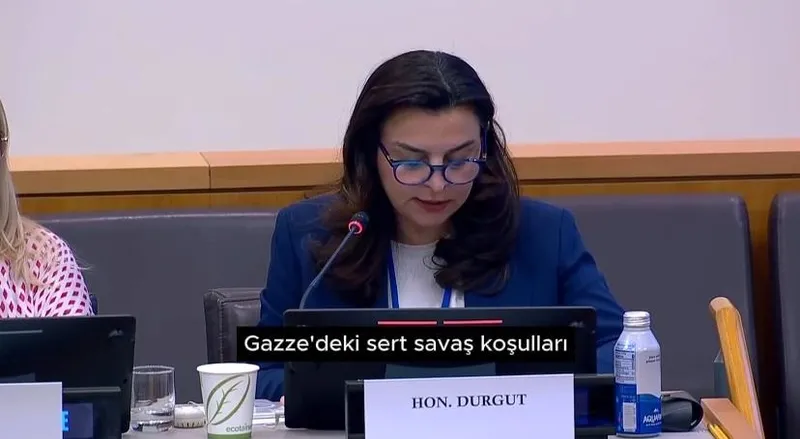 Tuba Durgut BM'de konuştu: "Gazze'deki Kadınlar ve Çocuklar İçin Harekete Geçmeliyiz-2