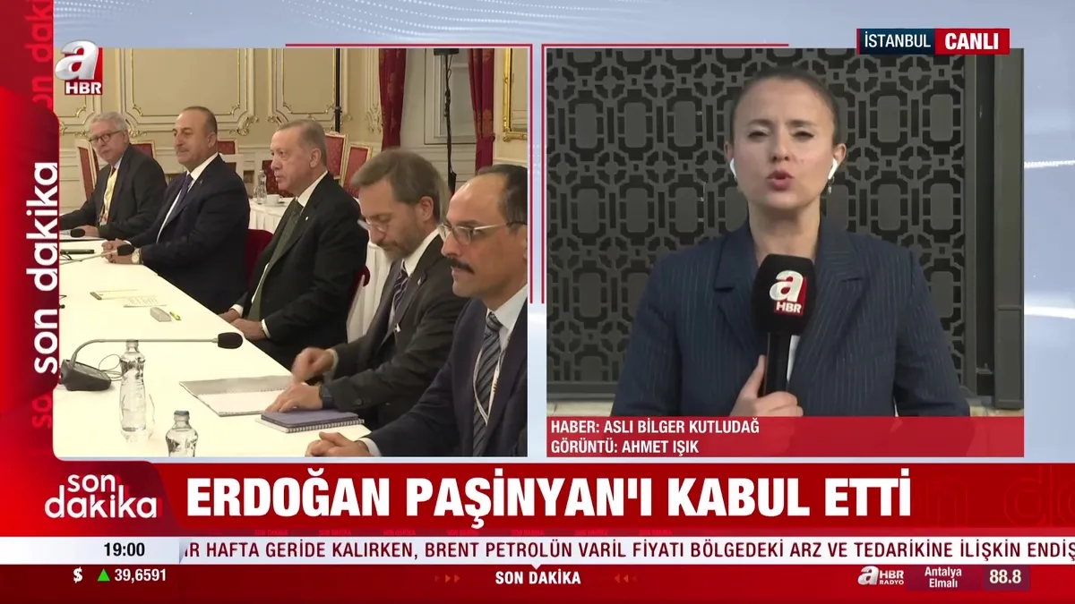 Erdoğan Paşinyan'ı kabul etti!