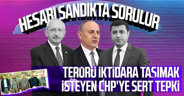 CHP’nin terörün siyasi ayağı HDP’ye bakanlık vaadine sert tepki: Kandil’e bakanlık verenin siyasi kandili söner!