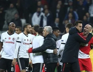 Beşiktaş-Monaco maçı sonrası olay!