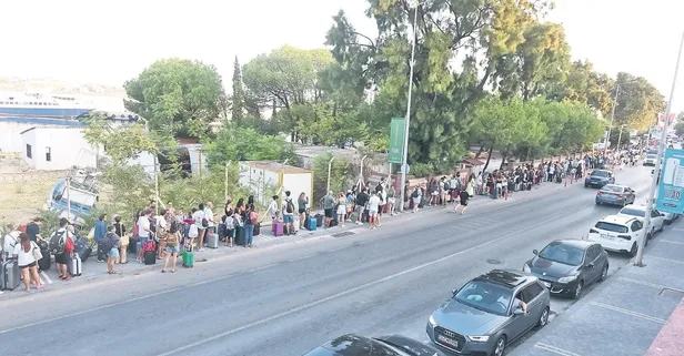 3 günlük tatil için 3 bin kişi Middili kuyruğuna girdi!