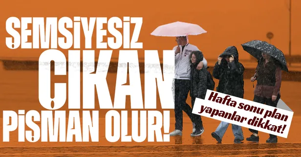 HAVA DURUMU | Meteoroloji haritayı yayınladı! Hafta sonu plan yapanlar dikkat! Kuvvetli yağış geliyor | 2-6 Aralık 2022