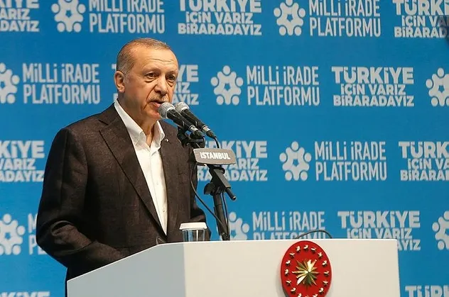 Cumhurbaşkanı Erdoğan İstanbul'da konuştu