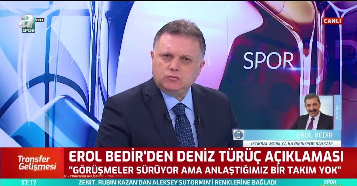 Erol Bedir'den Deniz Türüç açıklaması