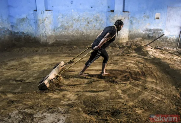 Hindistan'da güreşçiler böyle yetişiyor - 7