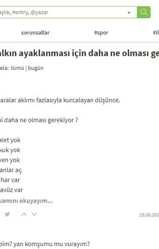 Ekşi Sözlük iç savaş çağrısı yaptı! "Halkın ayaklanması için daha ne olması gerekiyor"