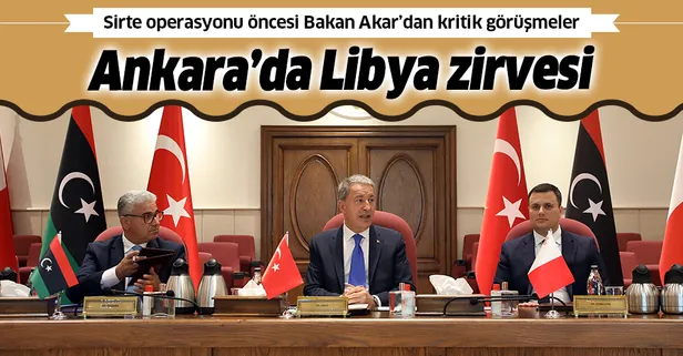 Son dakika: Bakan Hulusi Akar'dan kritik kabul: Libya ve Malta içişleri bakanları ile görüştü