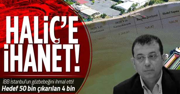 İSKİ, İstanbul'un gözbebeği Haliç'i ihmal etti: Hedef 50 bin ton çıkarılan 4 bin ton çamur!