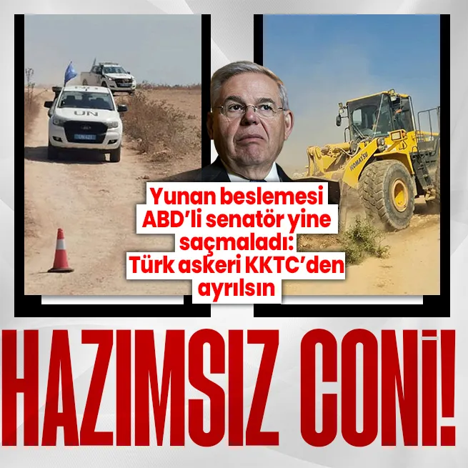 Türk düşmanı Yunan aşığı ABDli Bob Menendezden yine küstah açıklama: KKTCden Türk askeri ayrılsın