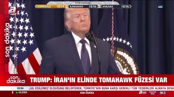 Minap'ta okul saldırısı | Trump: "İran'ın elinde Tomahawk füzesi var"