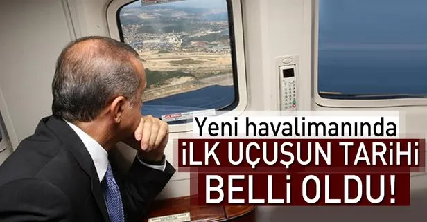 Üçüncü havalimanında ilk uçuşun tarihi belli oldu