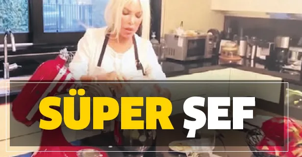 Süperstar Ajda Pekkan mutfağa girdi