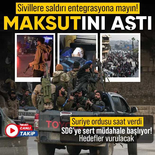 CANLI | Terör örgütü SDG’ye operasyon! Suriye ordusu saat verdi: Hedefler vurulacak