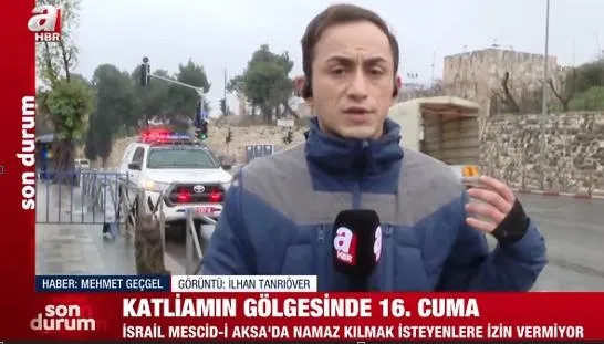 Son dakika: Soykırımın gölgesinde 16. Cuma! İşgalci İsrail polisi namaz kılan Filistinliyi gözaltına aldı-3